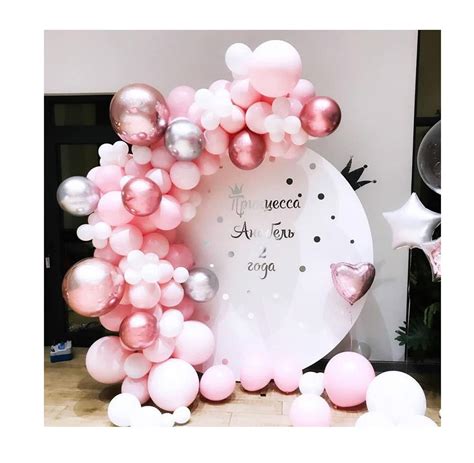 Buy Pink Rose Gold Balloon Garland Kit Macaron Metallic Balloon Arch