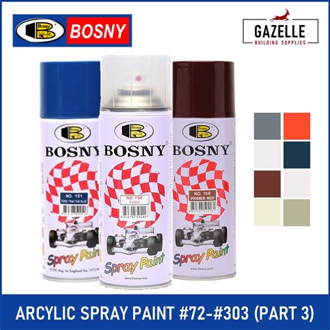 Bosny Spray Paint Color Chart Is Rated The Best In 092023 Beecost
