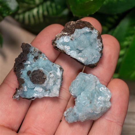 Small Blue Hemimorphite The Crystal Council