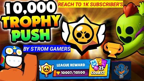 Brawl Stars Live Stream Pushing Trophies To Reach 10000 Trophies Strom