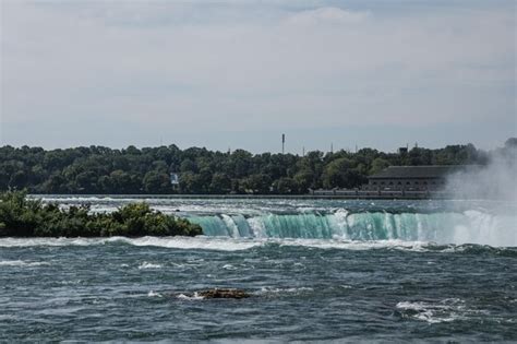 Premium Photo Panoramic Aerial View Of Niagara Falls American Falls