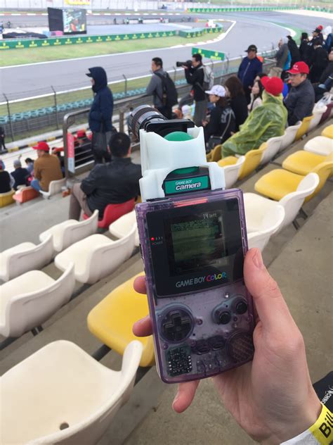 Random: A Formula 1 Fan Takes Game Boy Camera To Grand Prix With