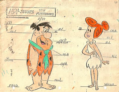 Hanna Barbera Fred And Wilma Flintstones Animation Models H Flickr