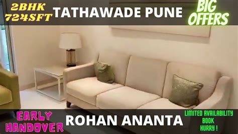 2bhk 724sqft Rohan Ananta Tathawade Pune Call 918100293325 For Offers Flats For Sale In