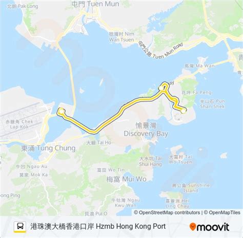 B5 Route Schedules Stops And Maps 港珠澳大橋香港口岸 Hzmb Hong Kong Port Updated