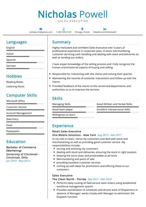 Free resume examples created by our experts in 2020. 100+ Professional Resume Samples for 2020 | ResumeKraft in 2020 | Executive resume, Resume ...