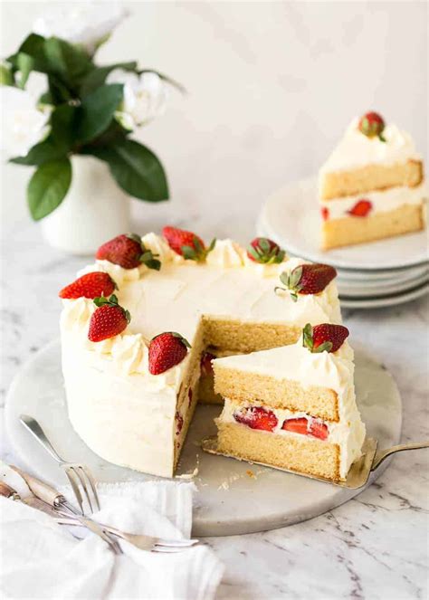 Vanilla Sponge Cake | RecipeTin Eats
