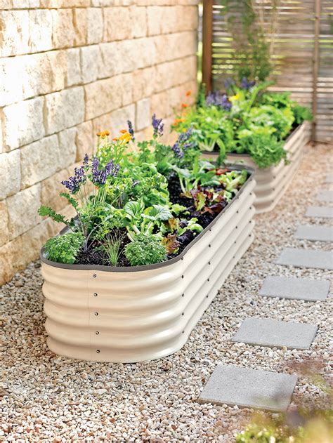 A Stylish Step Up From Popular Galvanized Trough Planters This Eye