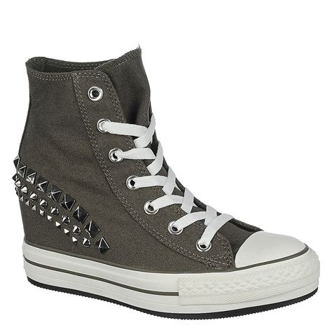 Converse Chuck Taylor Platform Grey Casual Wedge Sneaker Shiekh Shoes