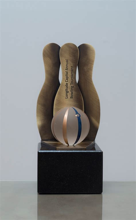Premium Custom Awards Handmade Metal Bowling Trophy