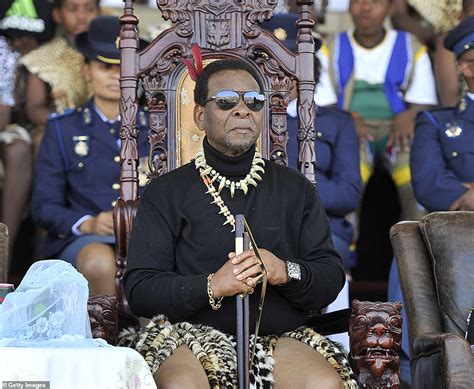 South Africas Zulu King Goodwill Zwelithini Dies Aged 72 Daily Mail