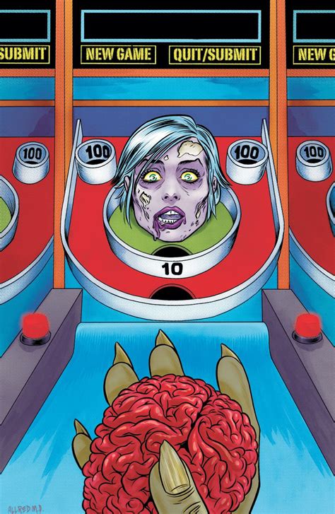 I Zombie Comics Illustrators Pinball Art