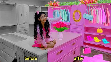 My Dream Closet Makeover ♡ Everything Must Be Pink Youtube