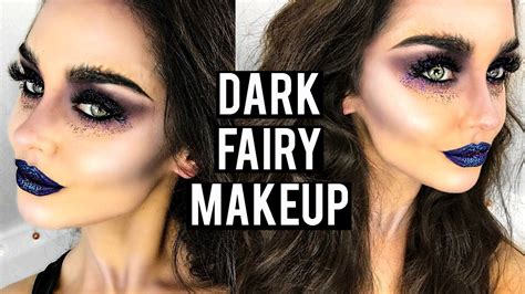 Dark Evil Fairy Halloween Makeup Tutorial Katesbeautystation Youtube