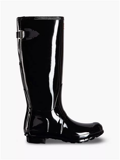 Hunter Womens Original Waterproof Tall Adjustable Gloss Wellington