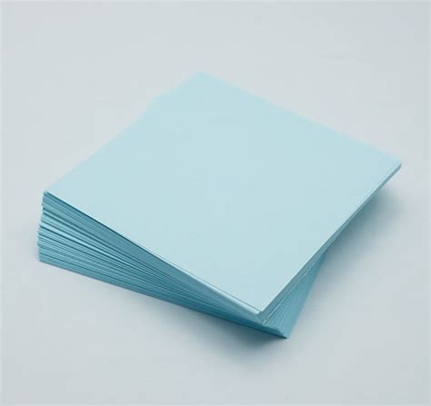 500 Origami Paper Sheets Paper Pack Light Blue Origami Paper Etsy