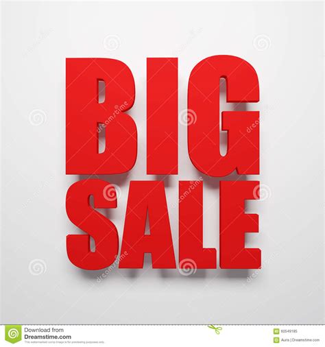 Big Sale Symbol Stock Illustration - Image: 60549185