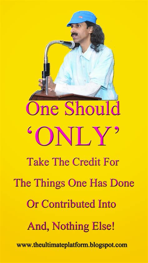 Cash and credit famous quotes & sayings: Quotes About People Taking Credit. QuotesGram