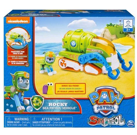 Paw Patrol Sea Patrol Rockys Transforming Sea Patrol Vehicle W Bonus