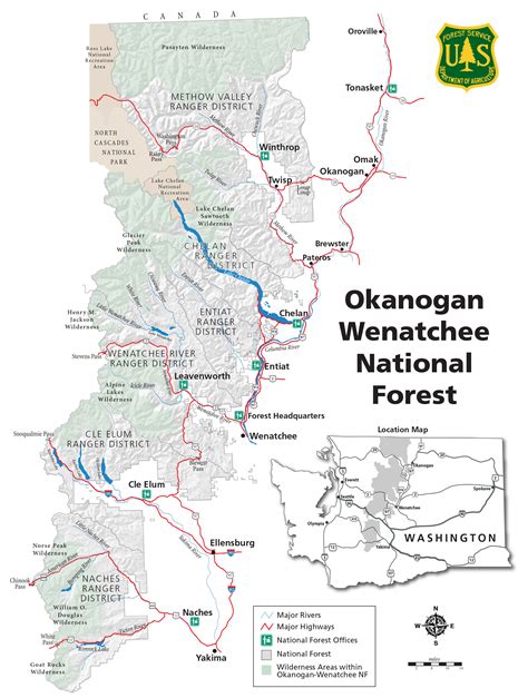 Okanogan Wenatchee National Forest Districts