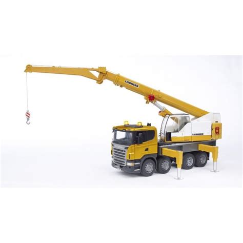 Bruder 03570 Scania R Series Liebherr Crane Truck With Light And