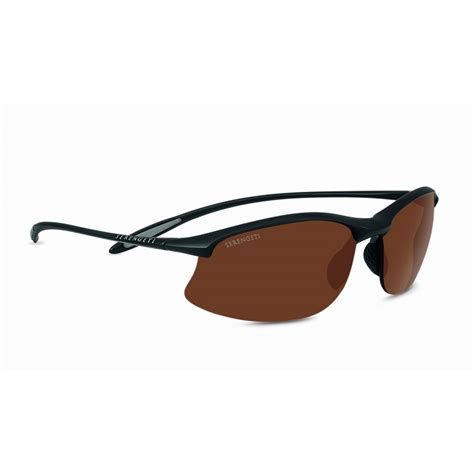 Lunettes De Soleil Serengeti Maestrale 7356 Satin Black Polarized Drivers