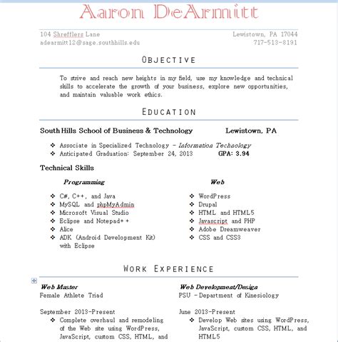For sample cover letter for reference page. Resume, Cover Letter, and References | Web Developer ...