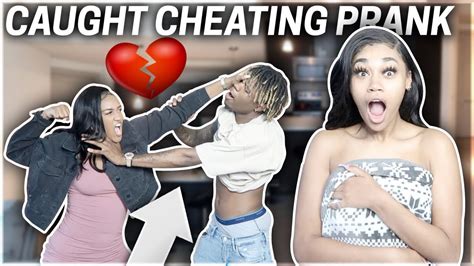 Caught Cheating On Girlfriend Prank 💔 Youtube