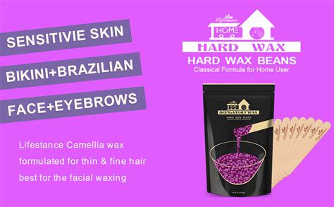 Lifestance Violet 450g Wax Beads Coarse Hair Removal Formula Hard Wax Beads For Brazilian