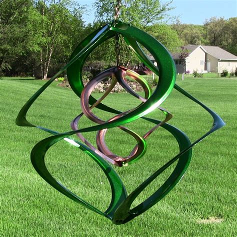 Colored 14 Double Wind Spinner Green Wind Spinners Copper Wind