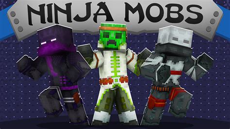 Ninja Mobs By The Lucky Petals Minecraft Skin Pack Minecraft