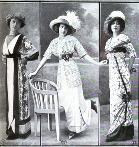 Titanic Fashion 1st Class Womens Day And Evening Wear Vintage Fashions