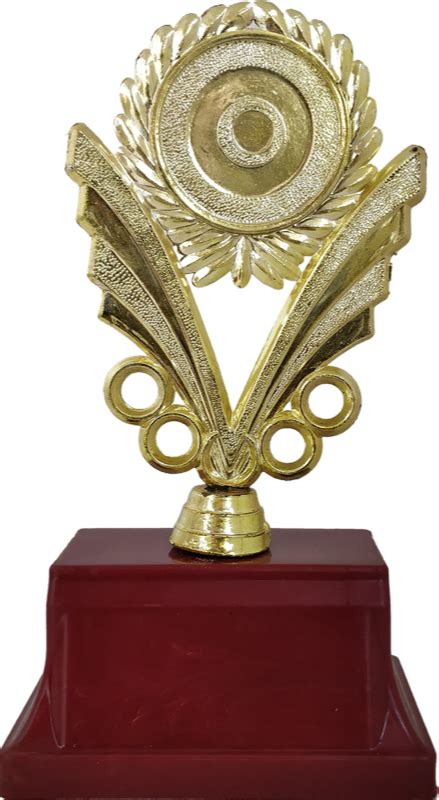 Plastic Golden Gold Plated Ess X025 Award Trophies Size 8 Inch At