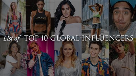 List Of Top 10 Global Influencers Whitevox Blog