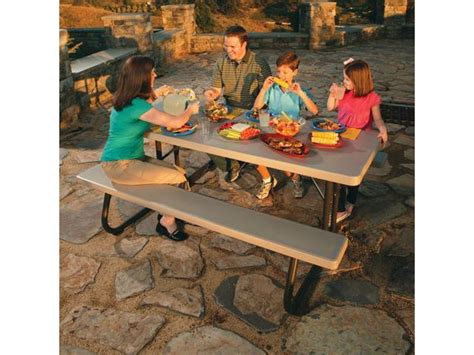 Lifetime 22119 6 Ft Folding Picnic Table Putty