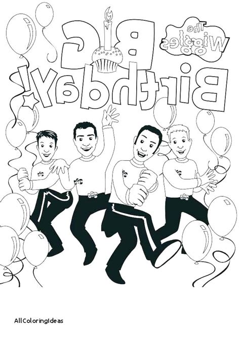 The Wiggles Coloring Pages At Free Printable