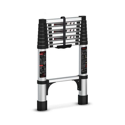 Buy JOI Aluminum Telescopic Ladder 8 5 Feet One Button Retraction Or