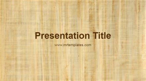 Papyrus Powerpoint Template Graphicxtreme