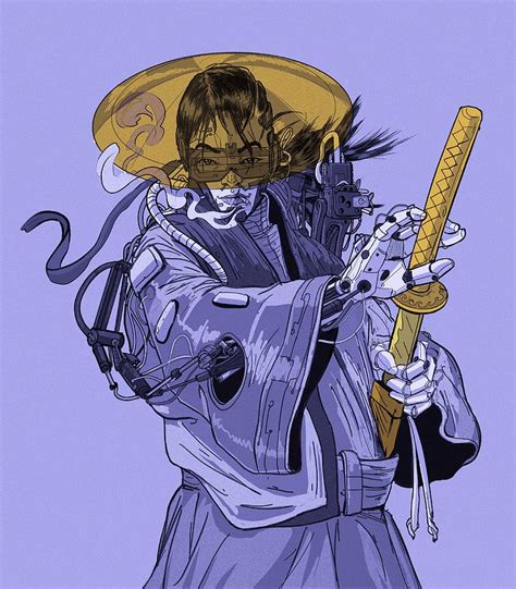 Cyber Samurai Digital Art By Kadir Cive Fine Art America