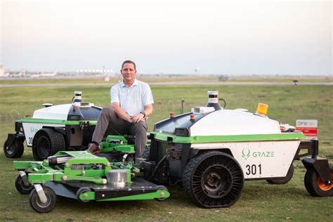 Check Out DFW Airport's Automated Lawnmowers - D CEO Magazine