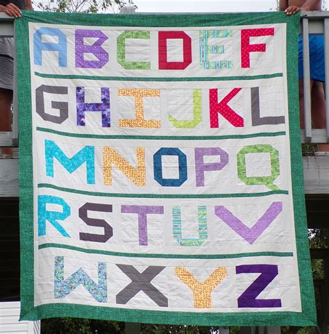 Alphabet Quilt Pattern And Guidebook To Patchwork Letters Etsy