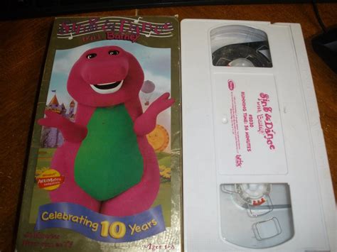 Barney Sing And Dance With Barney Vhs 1999 45986020307 Ebay