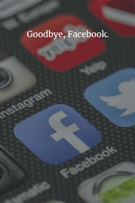 Good Bye Facebook Hello People