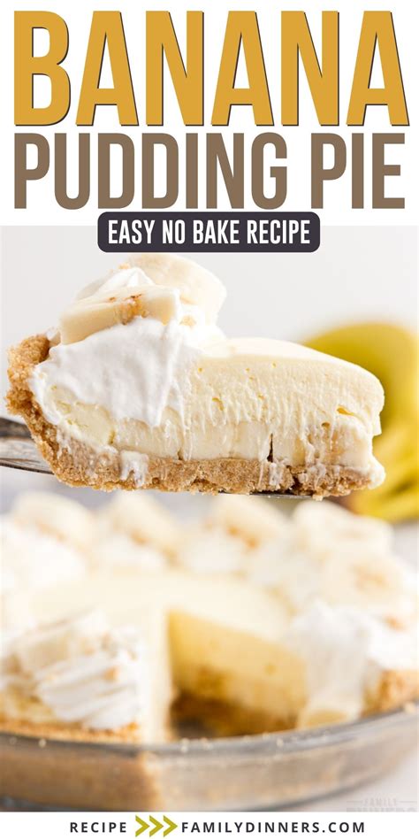 No Bake Banana Pudding Pie Artofit