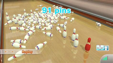 Wii Sports Club 100 Pin Bowling Online Youtube