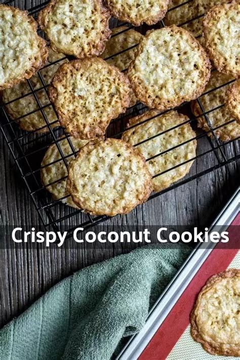 Crispy Coconut Cookies Home Made Interest