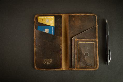 Leather Checkbook Wallet Kodiak Leather Co