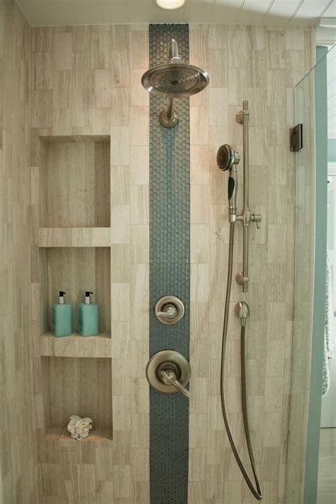 Vintage tub & bath offers a wide selection of bathroom shelves from glass shelfing to corner standing shelves. Built-in shower shelves. This is how I imagine ours to be ...