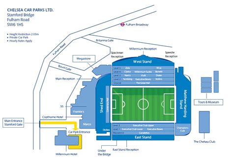 Stamford Bridge Seat Map