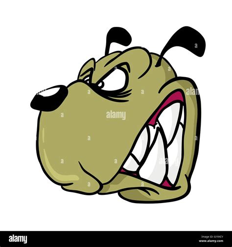 Angry Dog Stock Vector Images Alamy